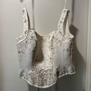 Vintage 2000 Two-Piece Mon Cheri Wedding Dress